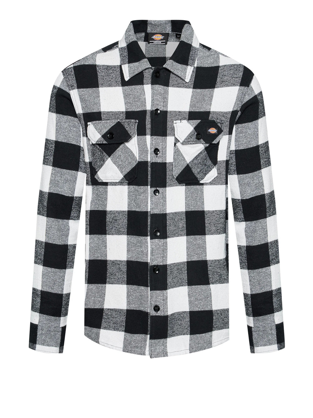 Camicia Casual Dickies Sacramento Shirt Evergreen Spr da Uomo - Bianco Nero