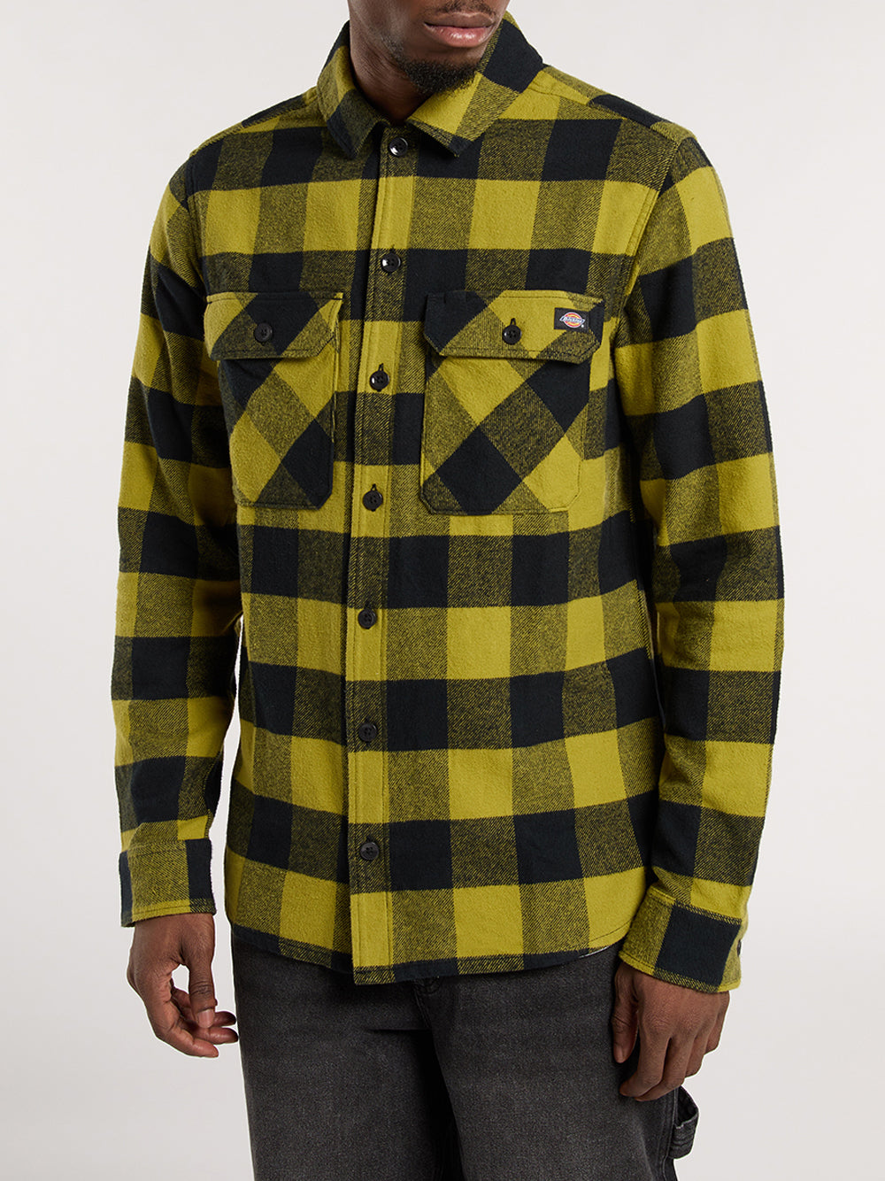 Camicia Casual Dickies Sacramento Shirt Evergreen Spr da Uomo - Verde