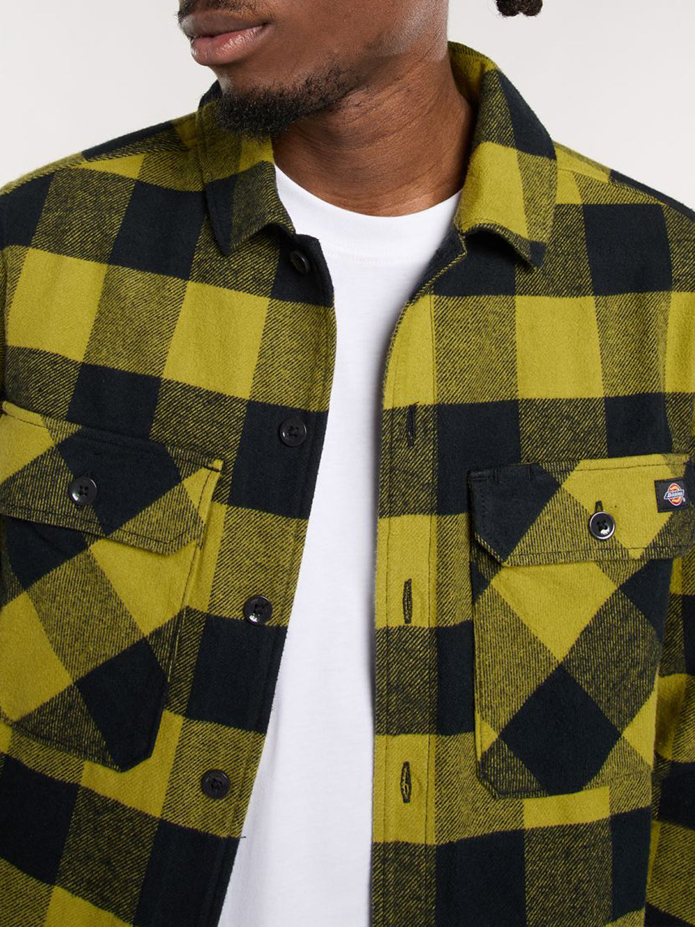 Camicia Casual Dickies Sacramento Shirt Evergreen Spr da Uomo - Verde