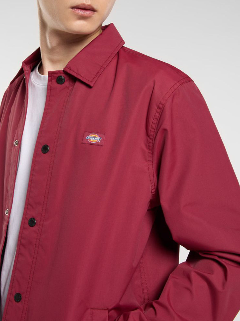 Giubbino Dickies Oakport Coach Jacket da Uomo - Bordeaux