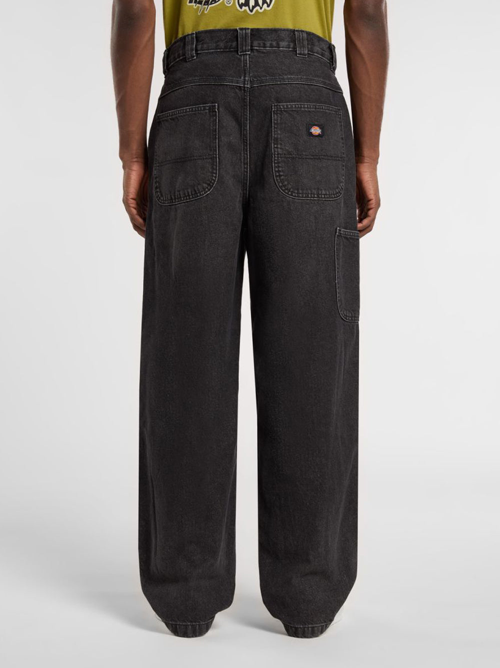 Jeans Straight Dickies Madison da Uomo - Nero