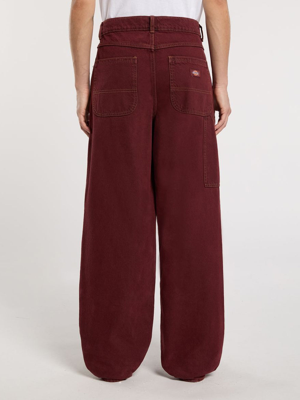 Jeans Wide Dickies Herndon da Donna - Bordeaux