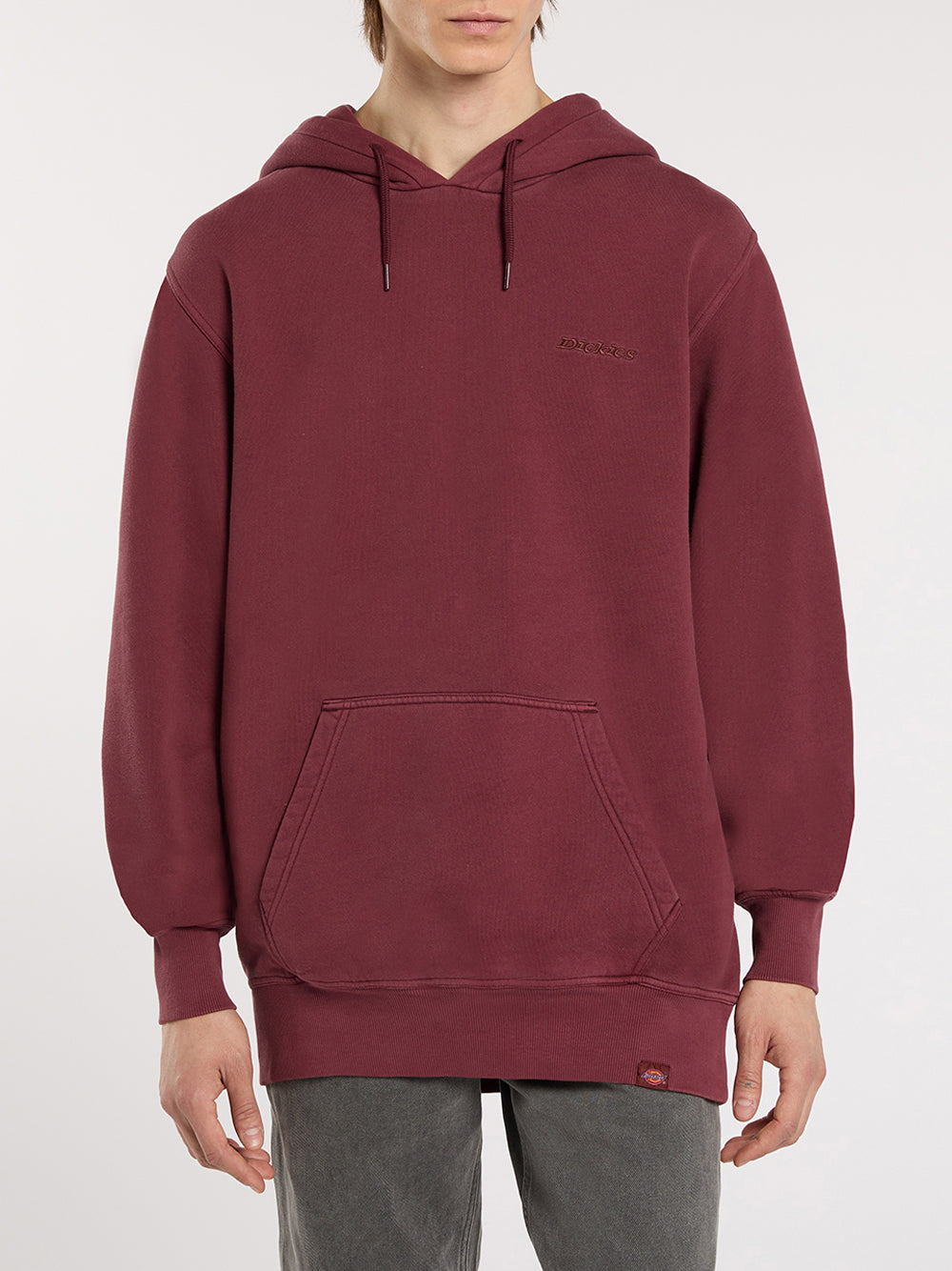 Felpa Cappuccio Dickies Plentywood da Uomo - Bordeaux