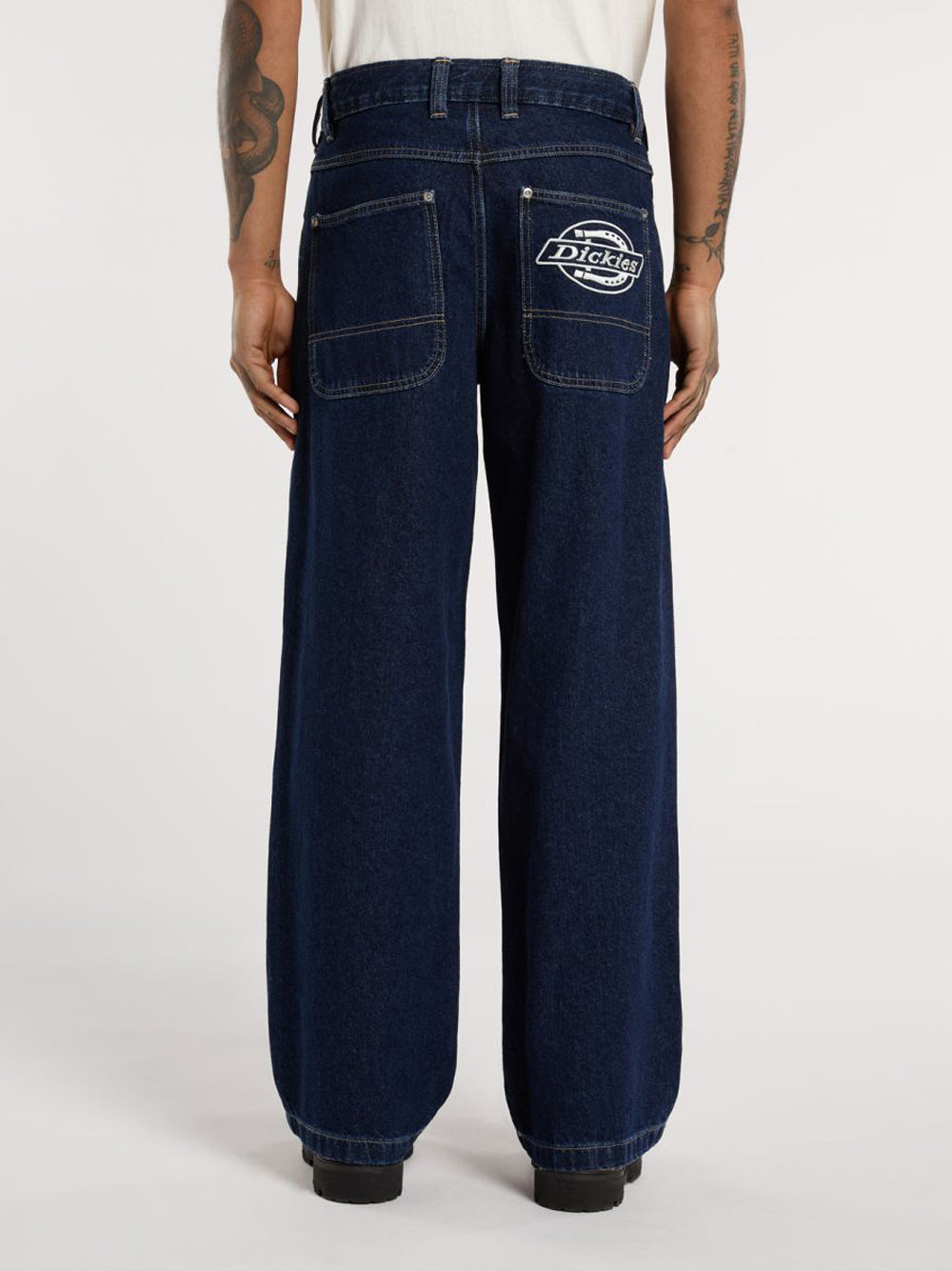 Jeans Wide Dickies Hilham da Uomo - Denim