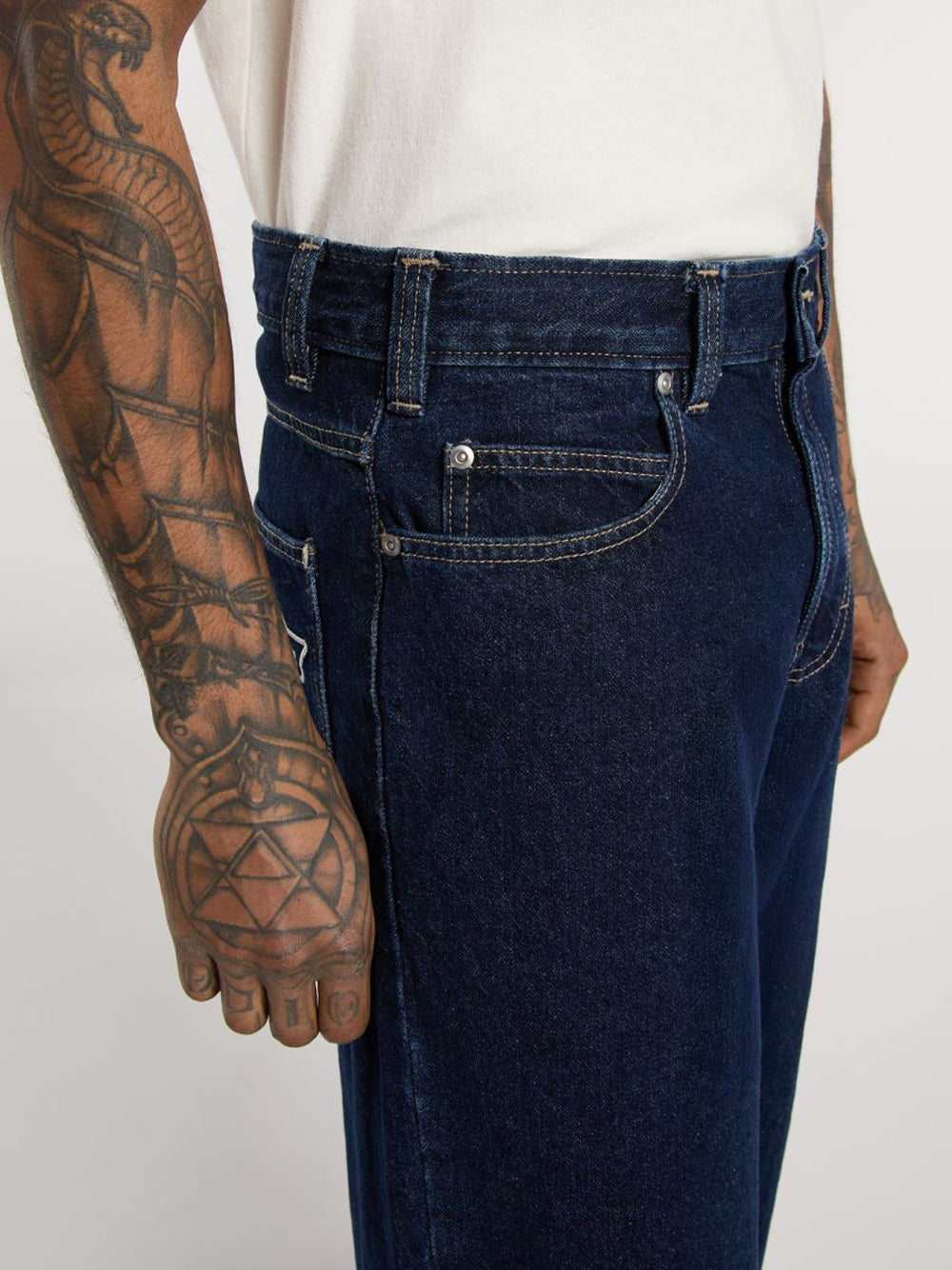 Jeans Wide Dickies Hilham da Uomo - Denim