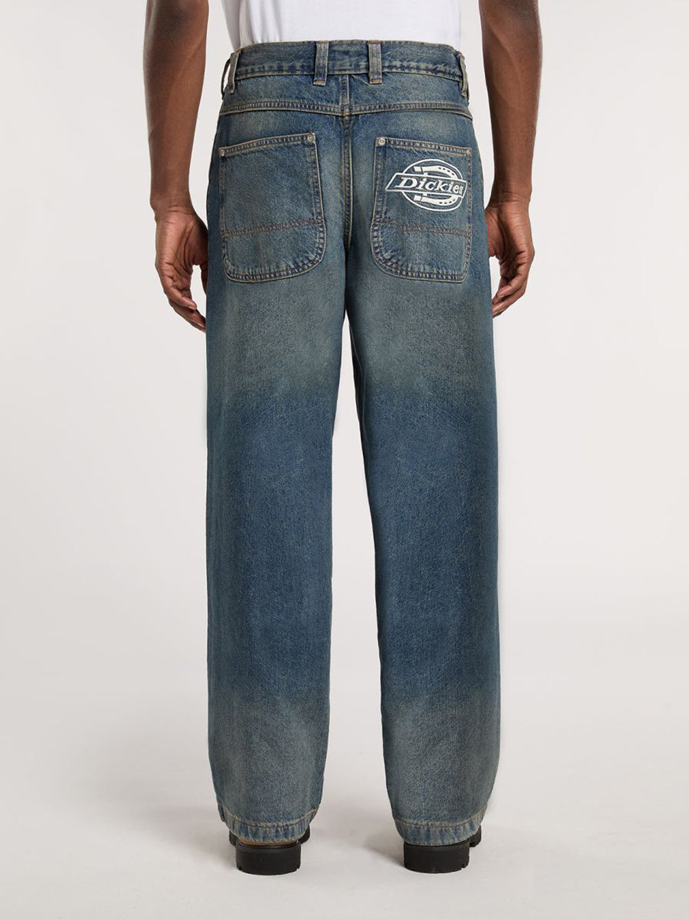 Jeans Wide Dickies Hilham da Uomo - Denim