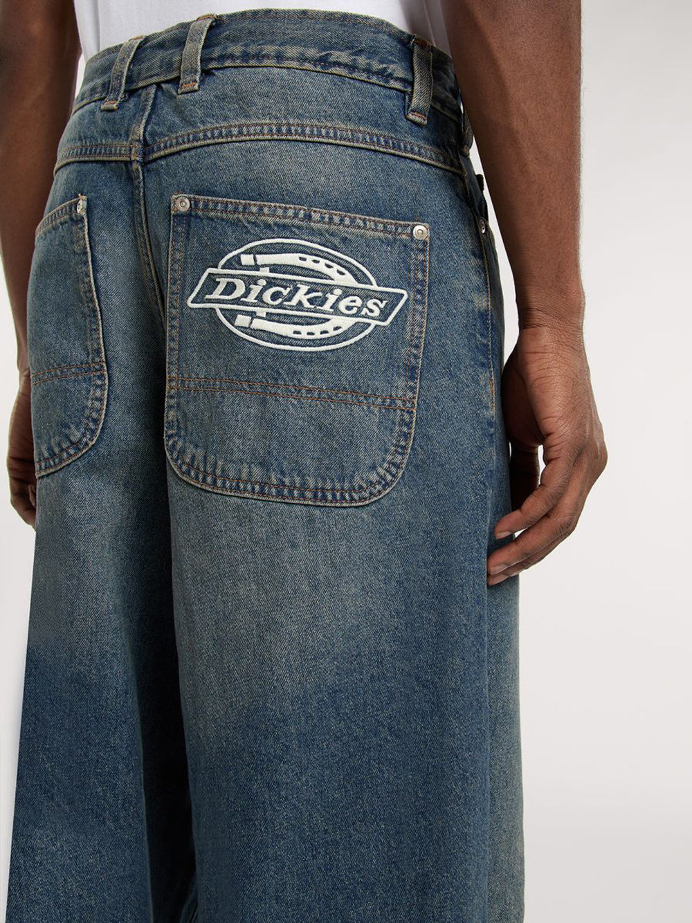 Jeans Wide Dickies Hilham da Uomo - Denim