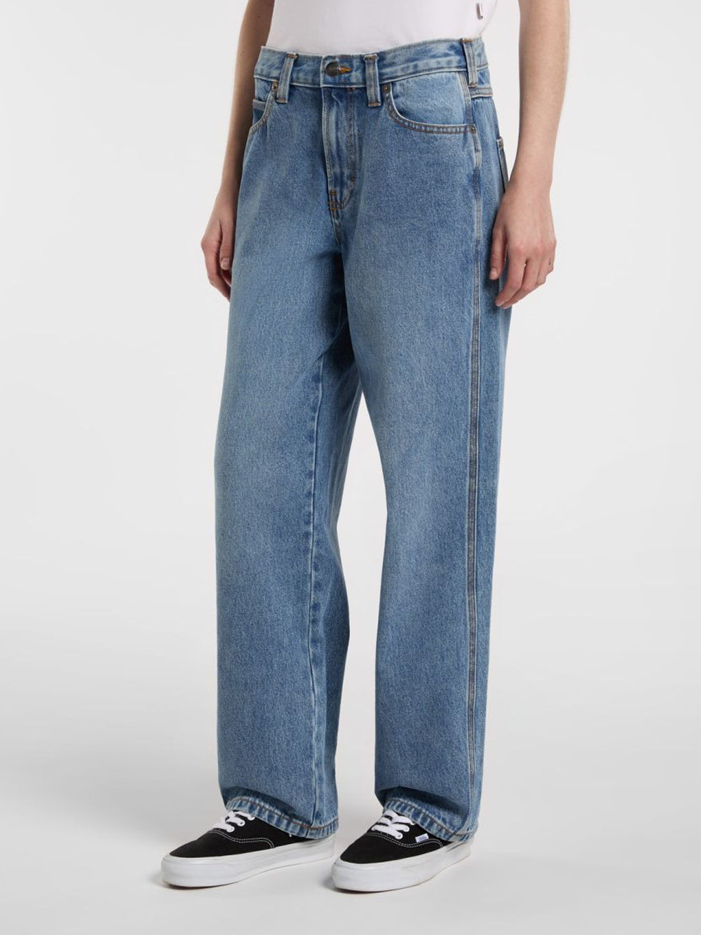 Jeans Straight Dickies Farner W da Donna - Denim