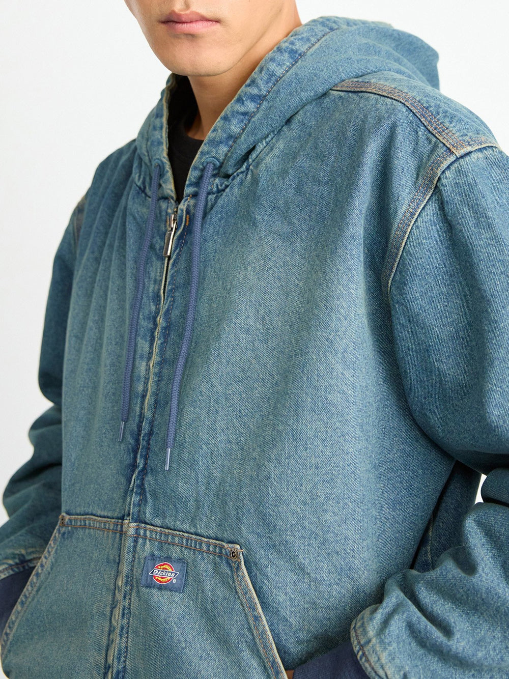 Giubbino di Jeans Dickies Hilham da Uomo - Denim