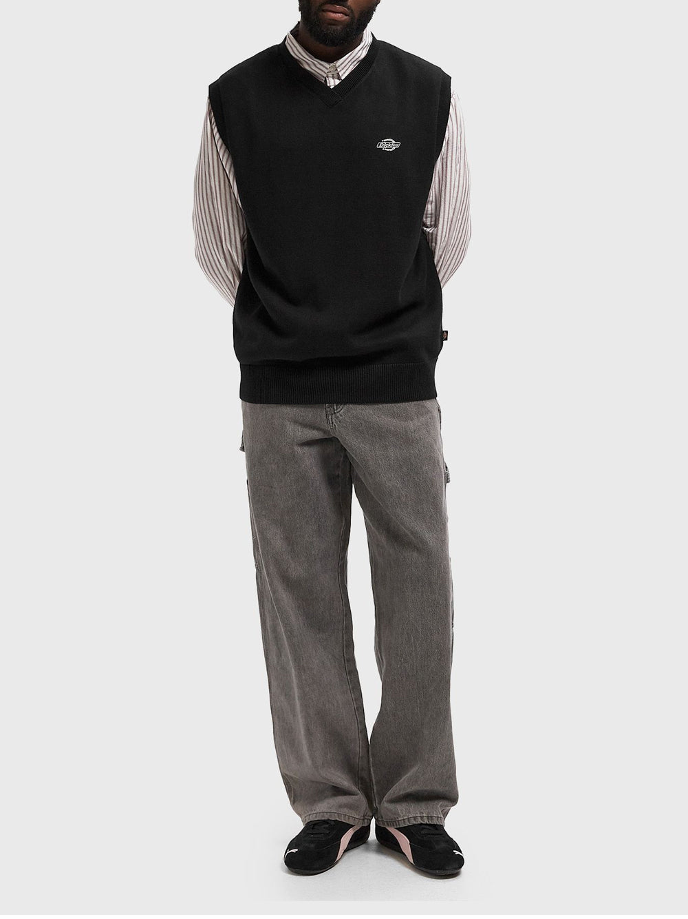 Gilet Dickies Summerdale Sweater Vest da Uomo - Nero