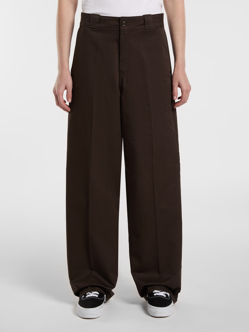 Pantalone Straight Dickies 247 Loose Work Pant W da Donna - Marrone