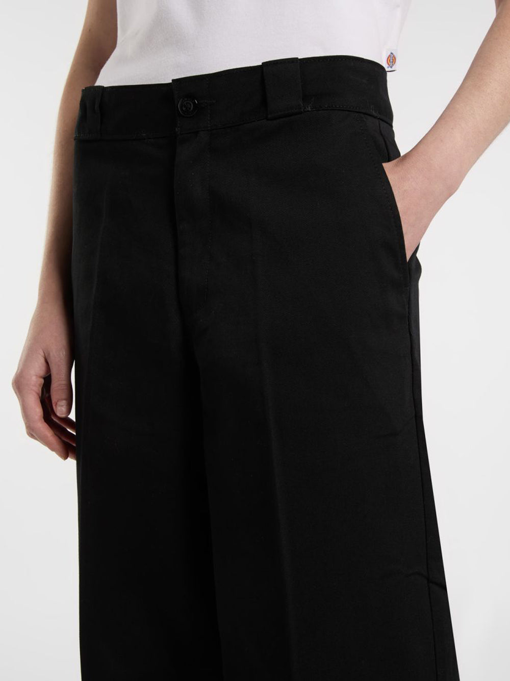 Pantalone Straight Dickies 247 Loose Work Pant W da Donna - Nero