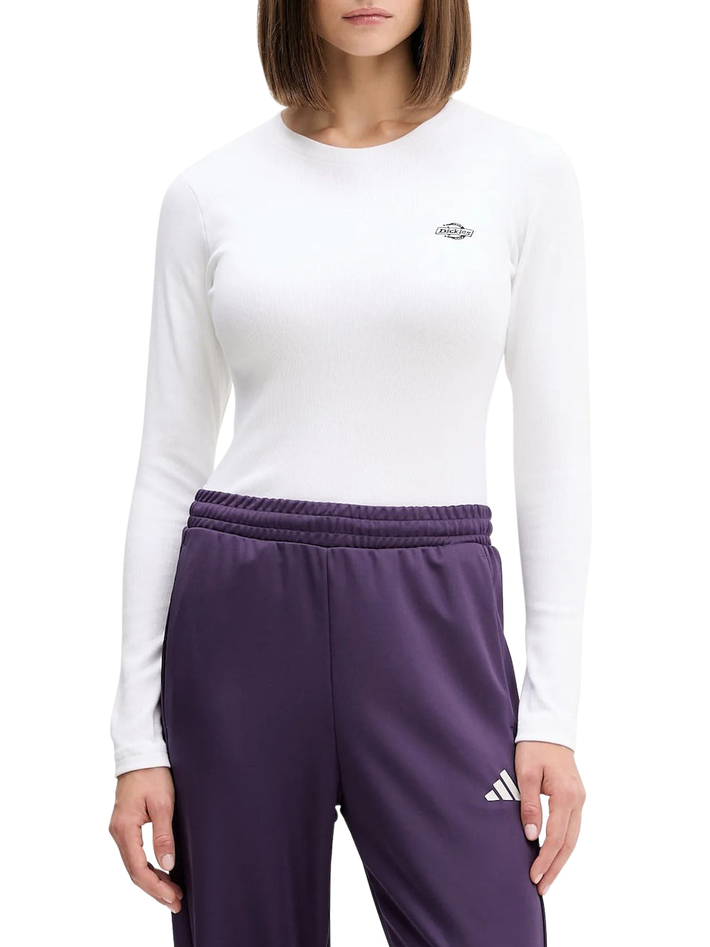 Maglia Dickies Gladeville Tee Ls W da Donna - Bianco