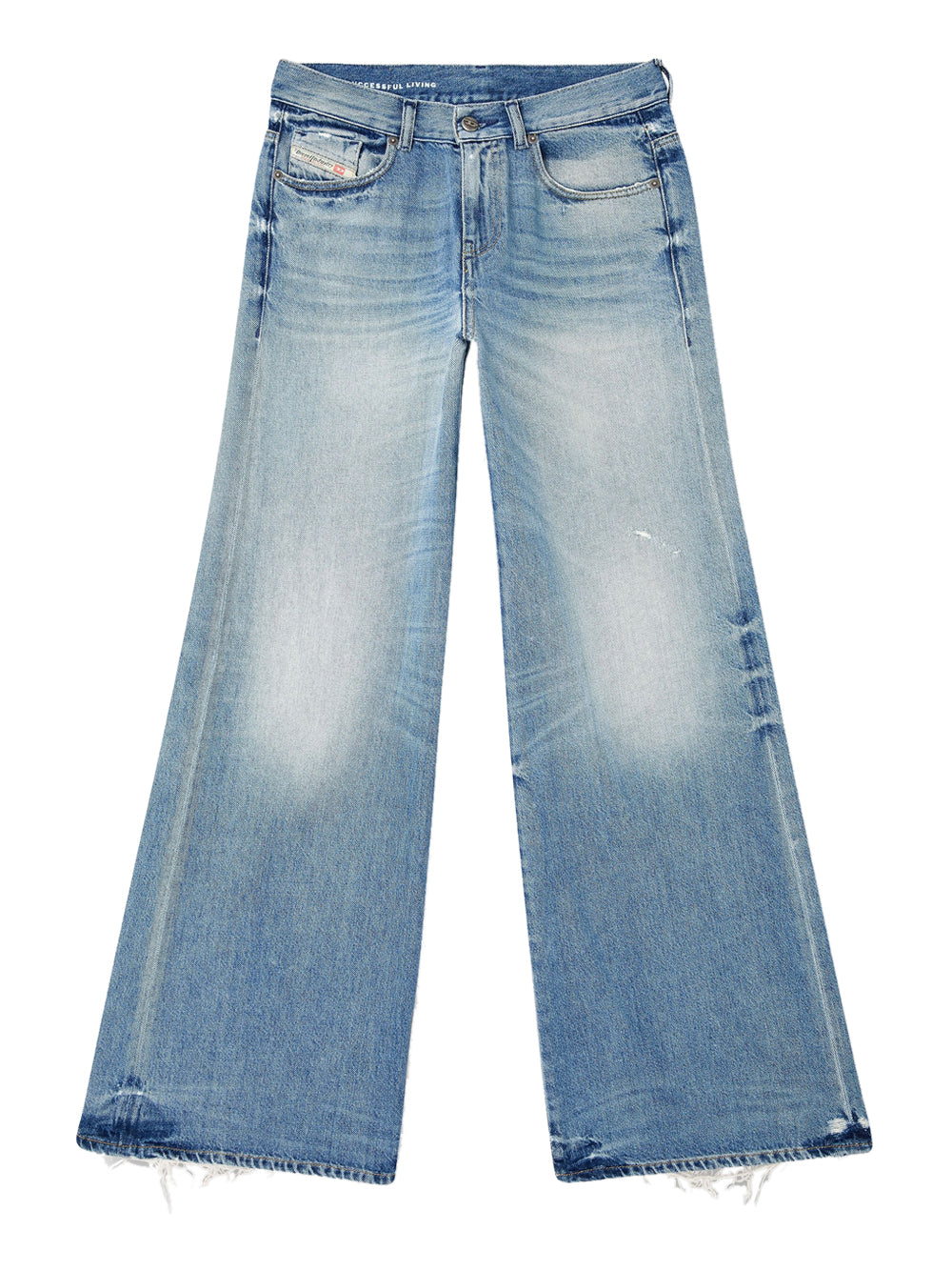 Jeans Wide Diesel Akemi da Donna - Denim