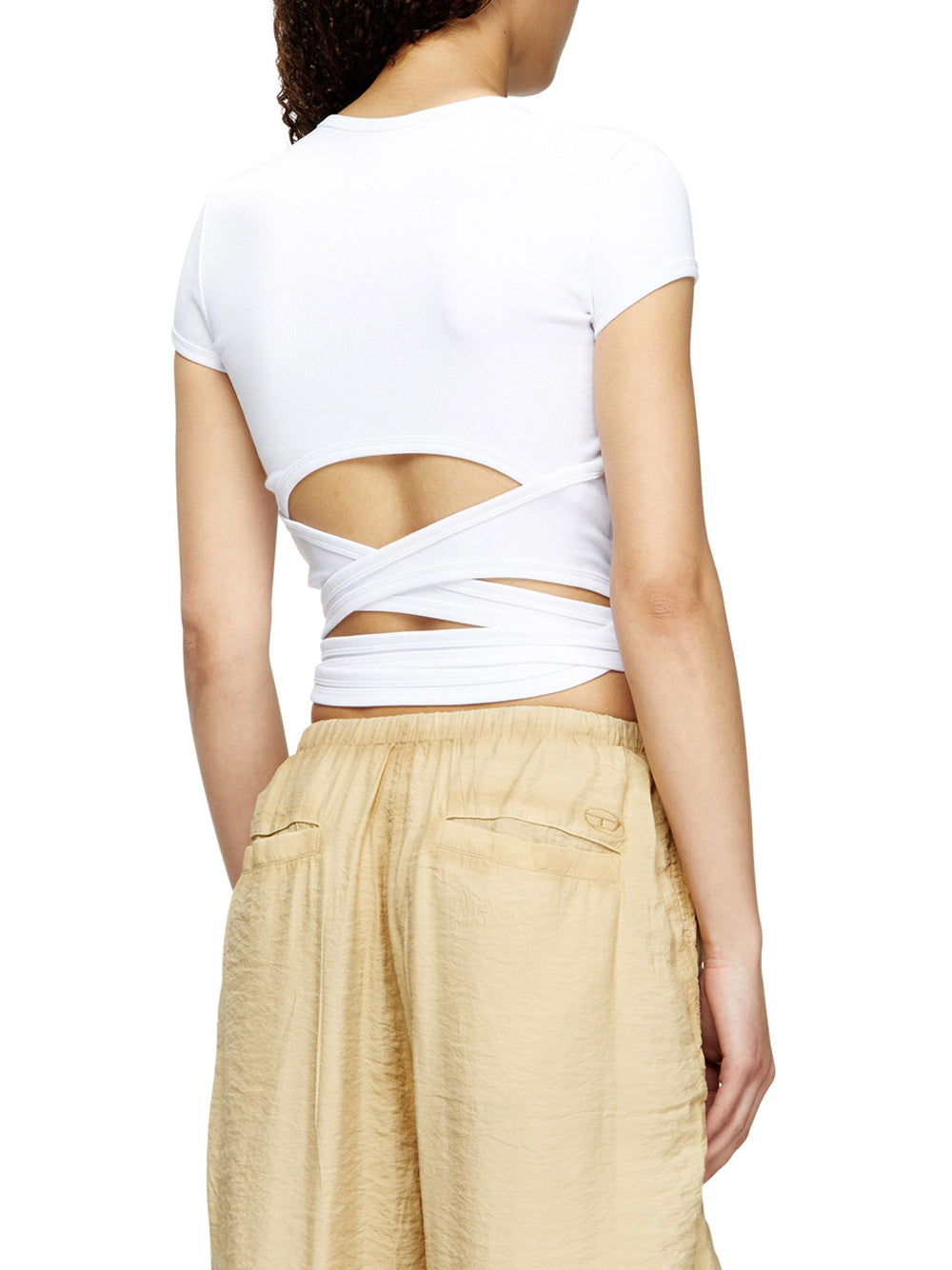 T-shirt Diesel Bunny da Donna - Bianco