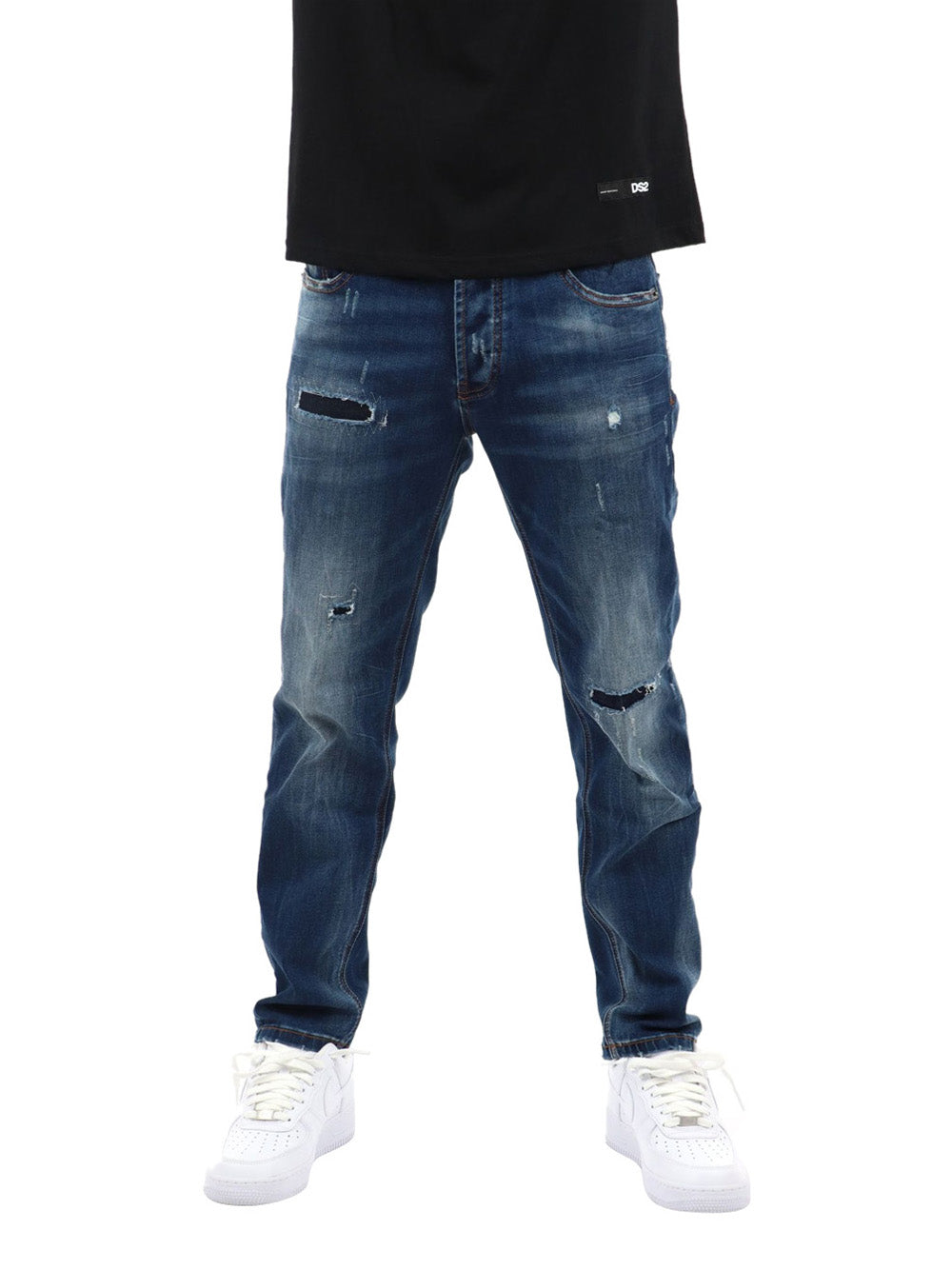 Jeans Slim Drop Season 2 da Uomo - Denim