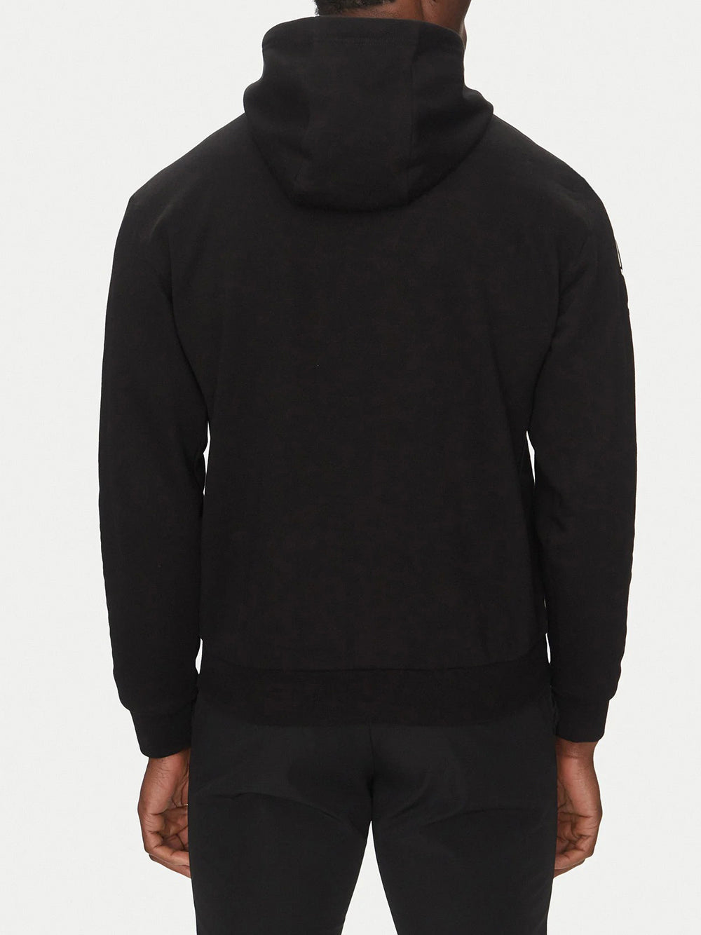 Felpa Cappuccio Ea7 da Uomo - Nero