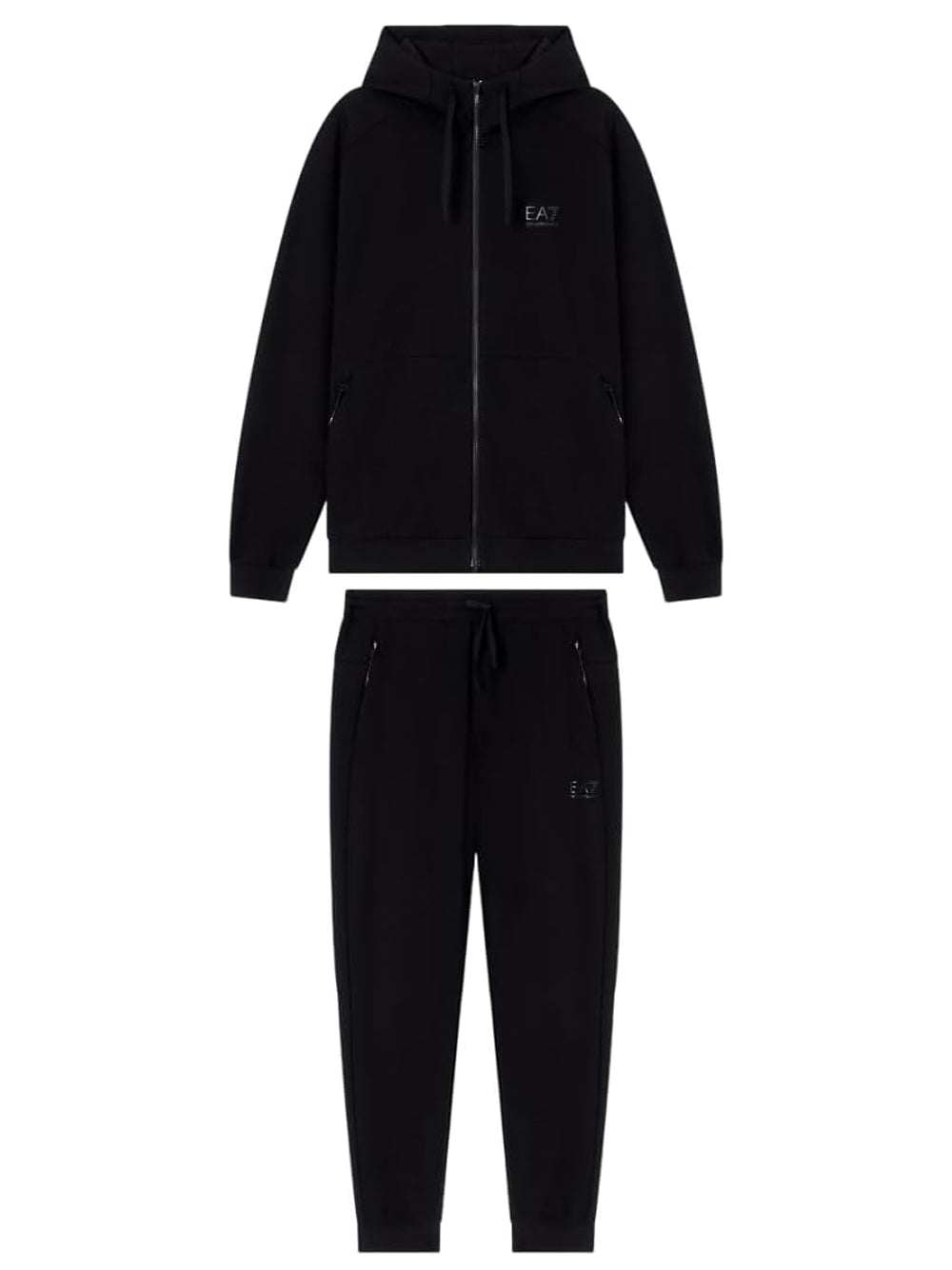 Ea7 Emporio Armani Tuta Uomo Mod. 7M000665 AF12501 UC001 Nero