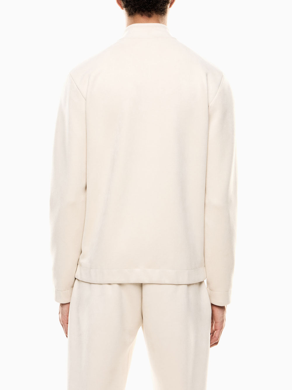 Felpa Zip Ea7 da Uomo - Avorio