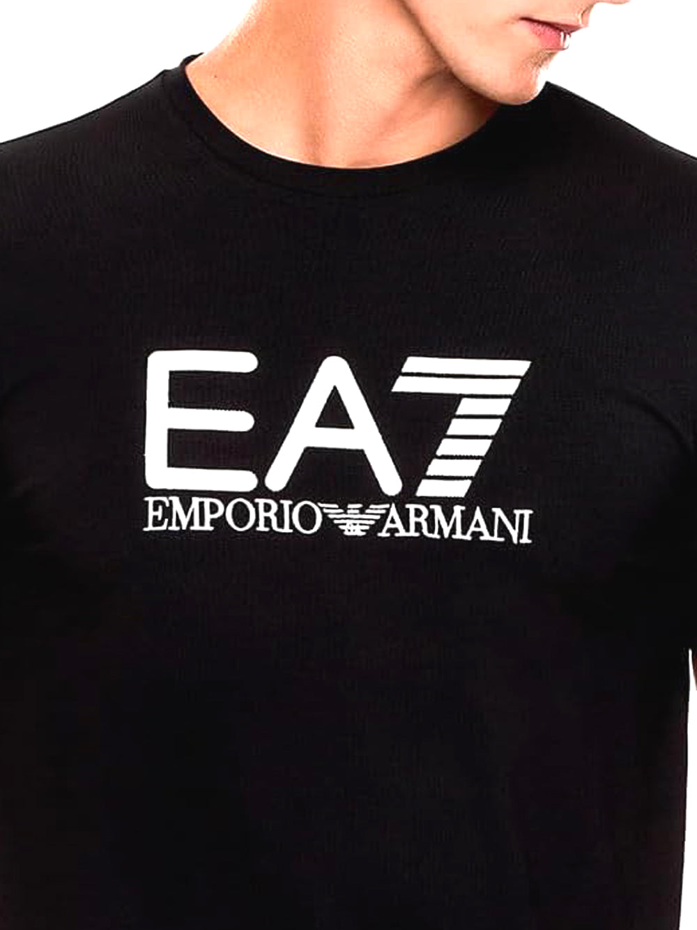 Ea7 Emporio Armani T-shirt Uomo Mod. 7M000899 AF10373 MC317 Nero