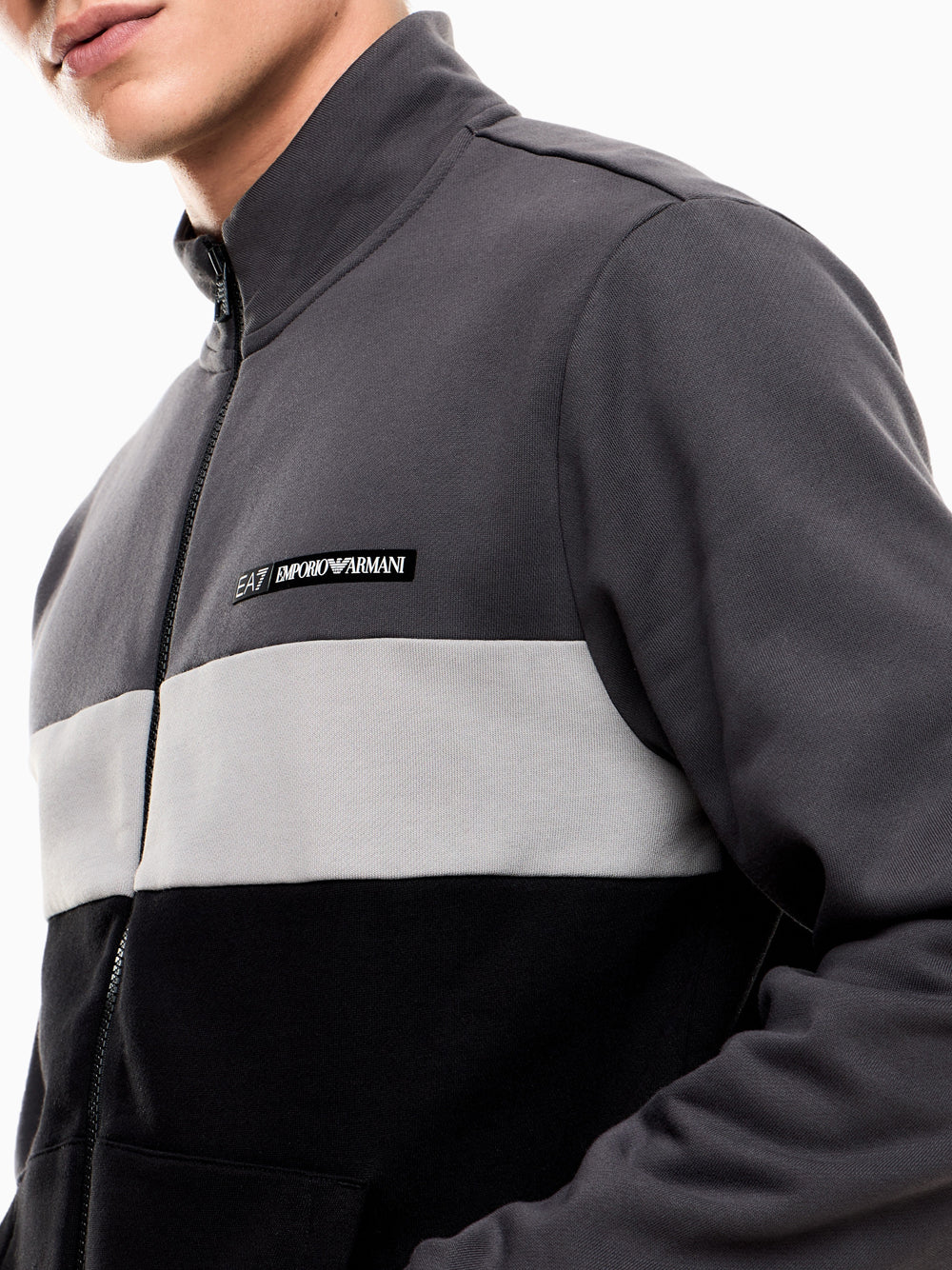 Tuta Sportiva Ea7 da Uomo - Grigio Nero