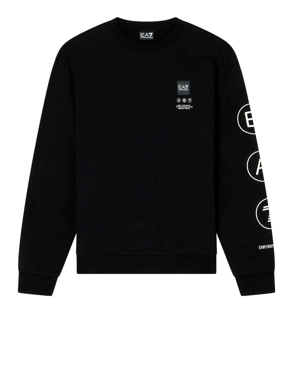 Felpa Ea7 da Uomo - Nero