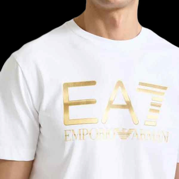 Ea7 Emporio Armani T-shirt Uomo Mod. 7M001189 AF17789 U0002 Bianco
