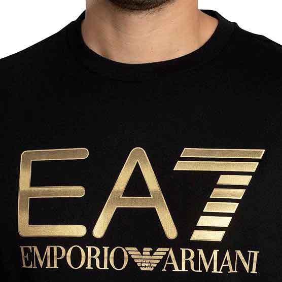 Ea7 Emporio Armani T-shirt Uomo Mod. 7M001189 AF17789 UC001 Nero