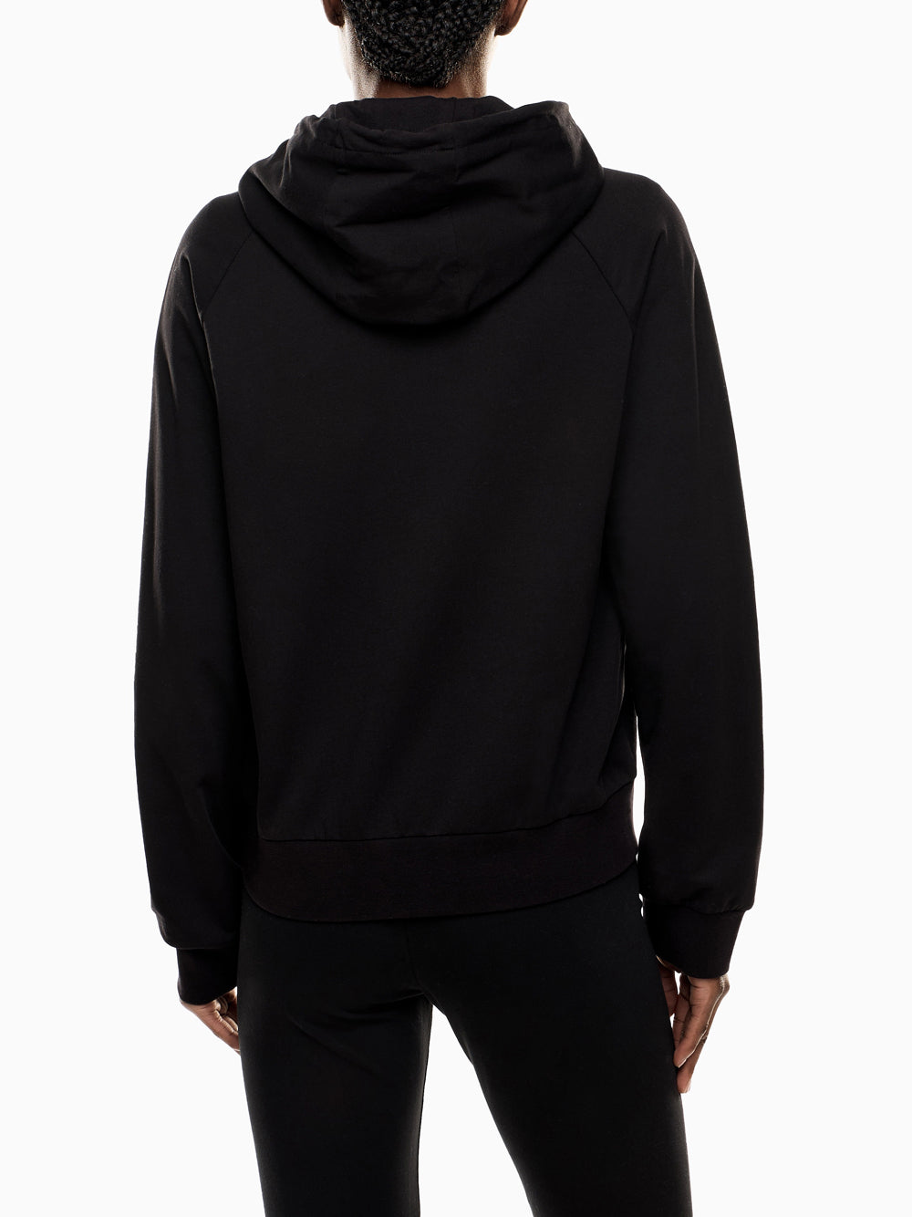 Felpa Zip Ea7 da Donna - Nero