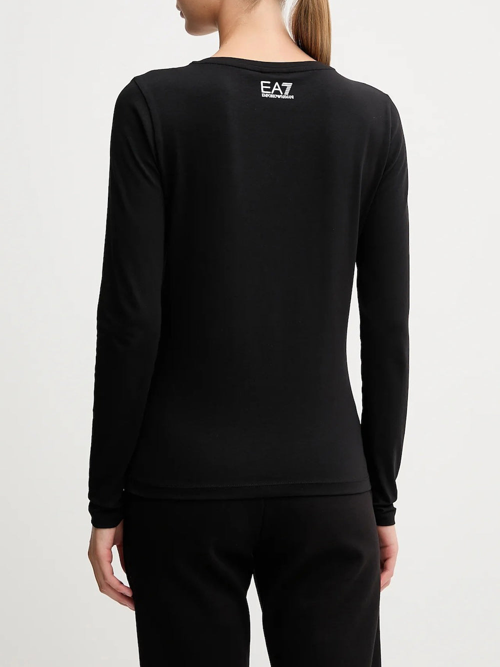 T-shirt Ea7 da Donna - Nero