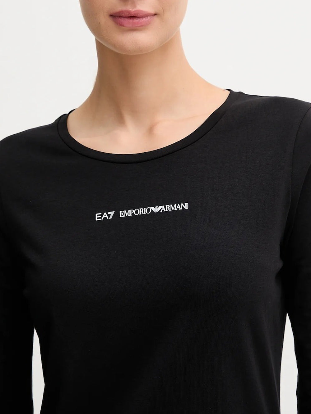 T-shirt Ea7 da Donna - Nero