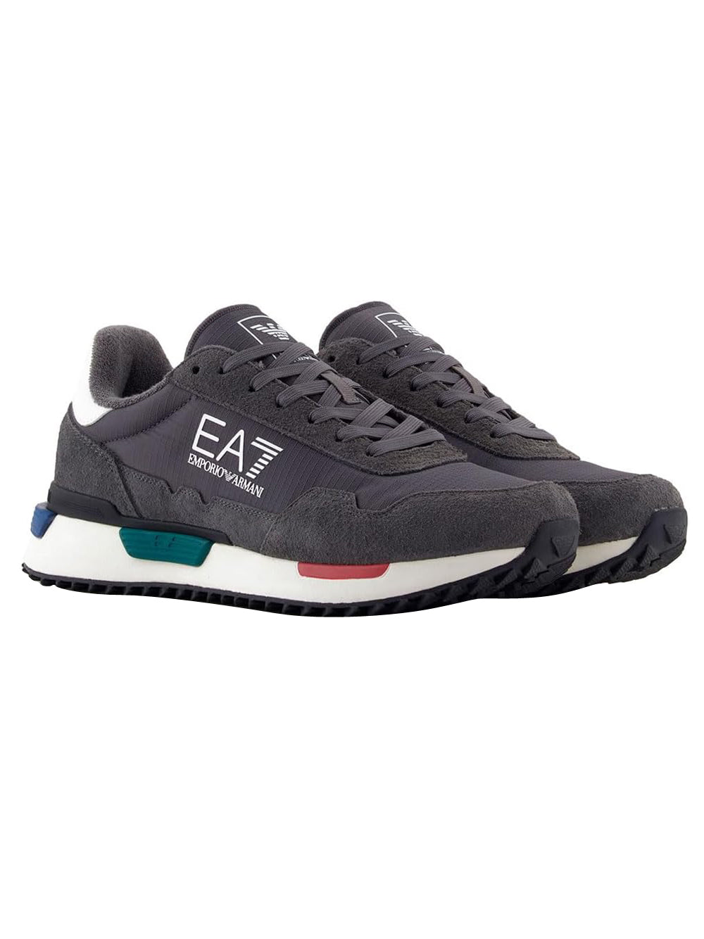 Ea7 Emporio Armani Sneakers UNISEX Mod. 7X000380 AF19175 MZ227 Antracite Grigio