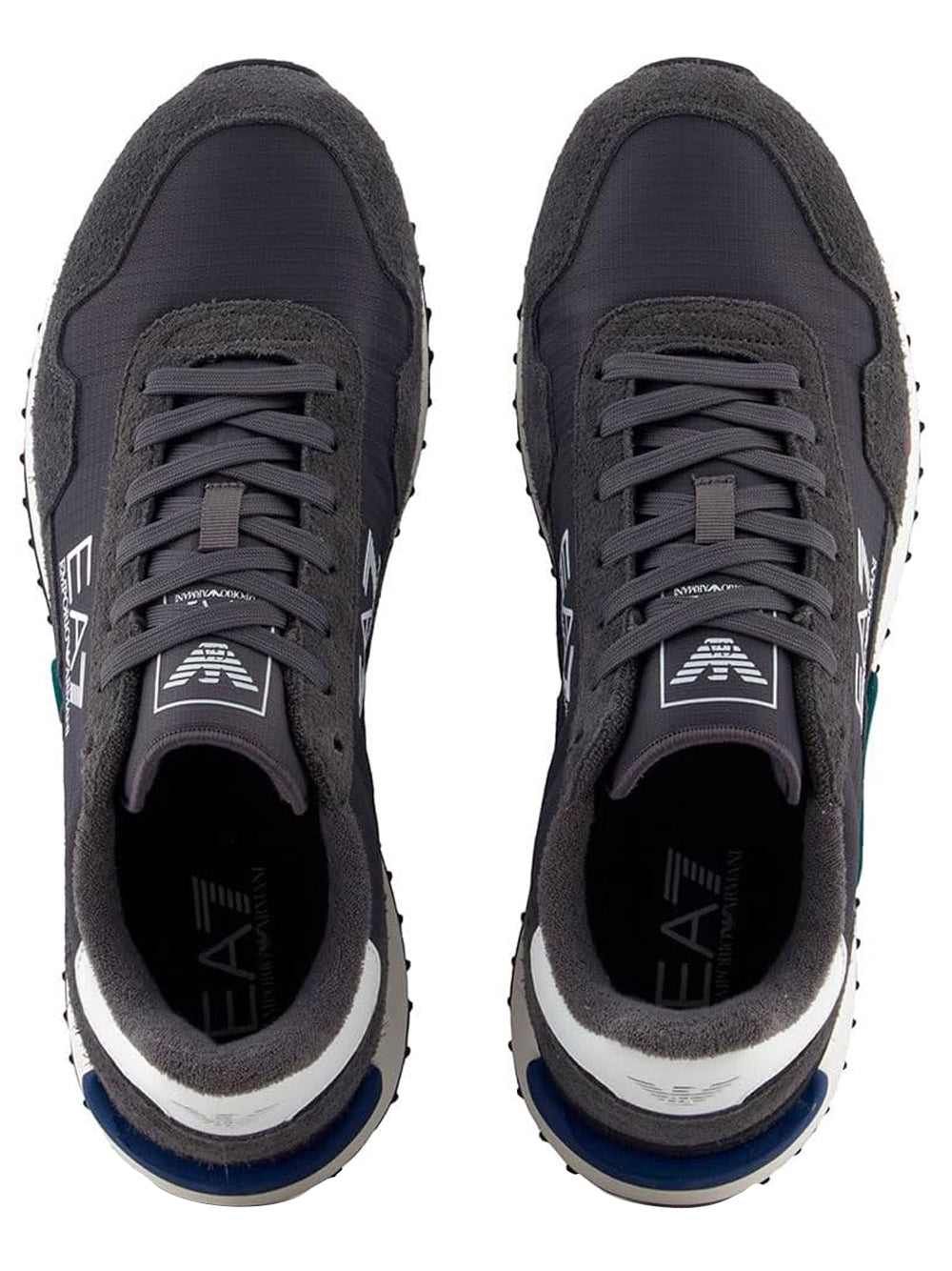 Ea7 Emporio Armani Sneakers UNISEX Mod. 7X000380 AF19175 MZ227 Antracite Grigio