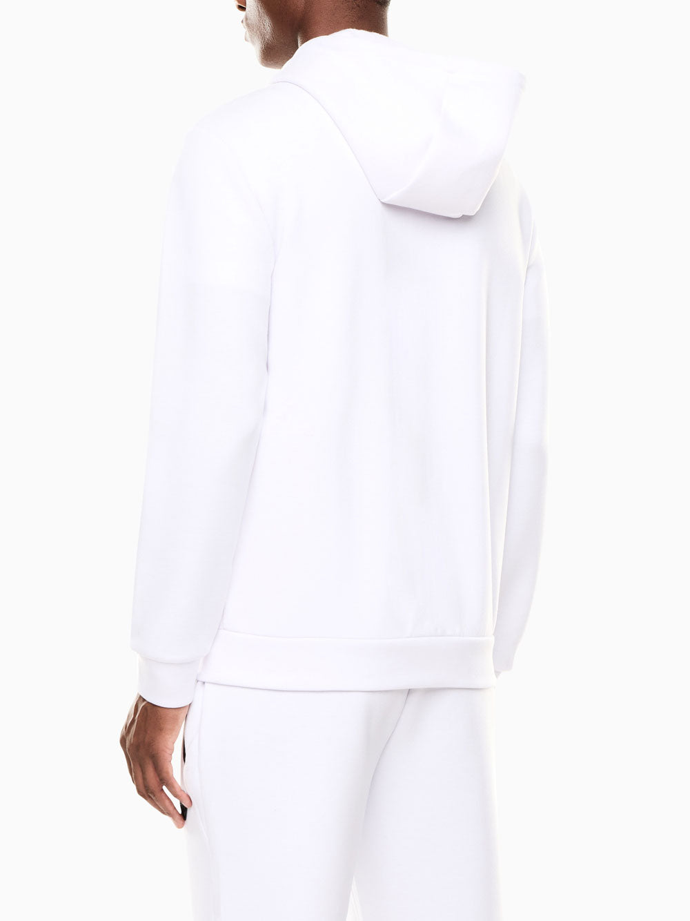 Felpa Zip Ea7 da Uomo - Bianco