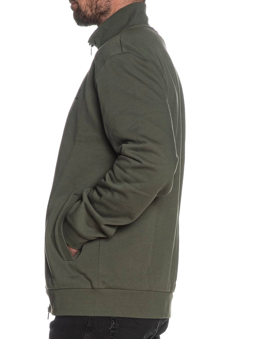 Felpa Zip Ea7 da Uomo - Verde