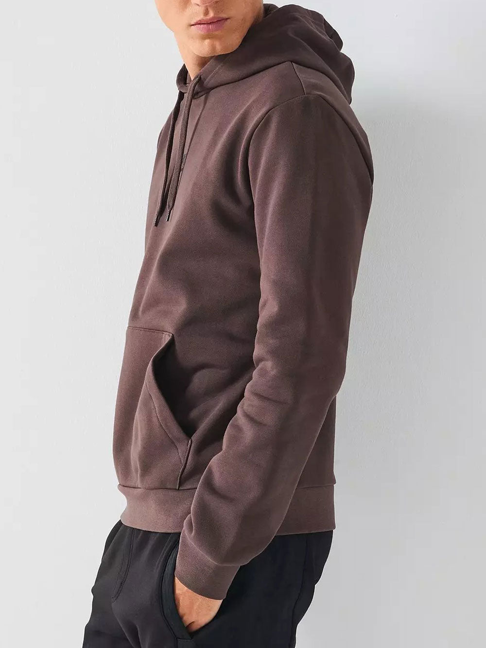 Felpa Cappuccio Ea7 da Uomo - Marrone