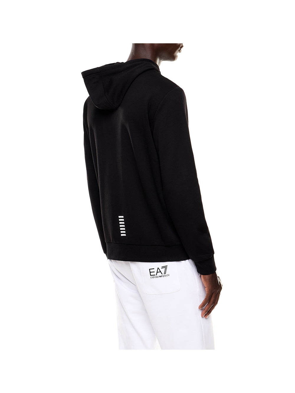 Ea7 Emporio Armani Felpa Zip Uomo Mod. 8NPM38 PJVTZ 1200 Nero