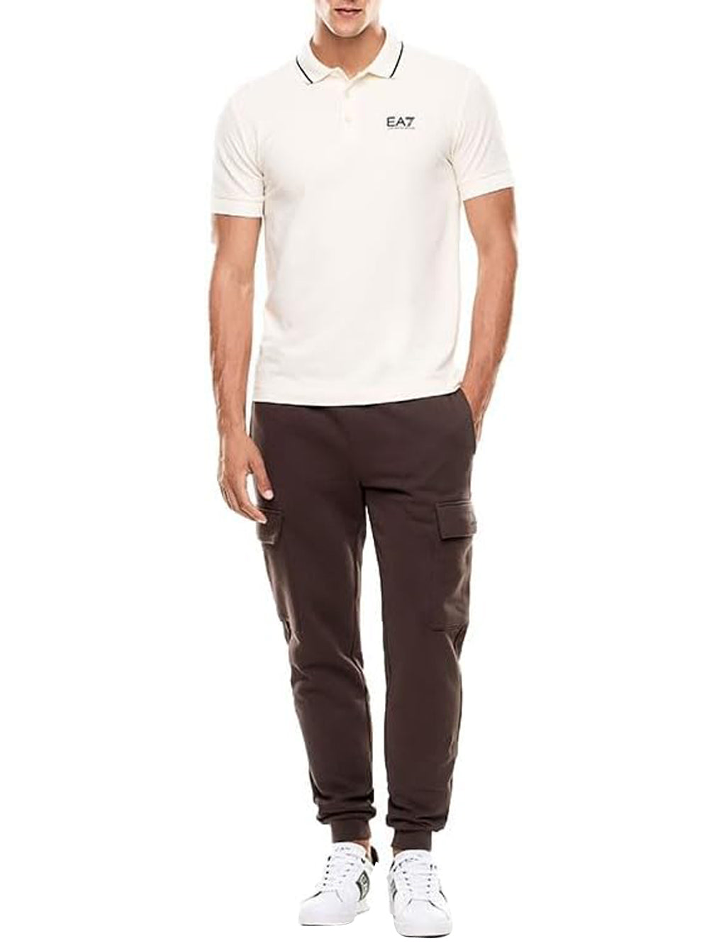 Ea7 Emporio Armani Pan. Tasconi Uomo Mod. 8NPP68 PJVTZ U6063 Moro Marrone