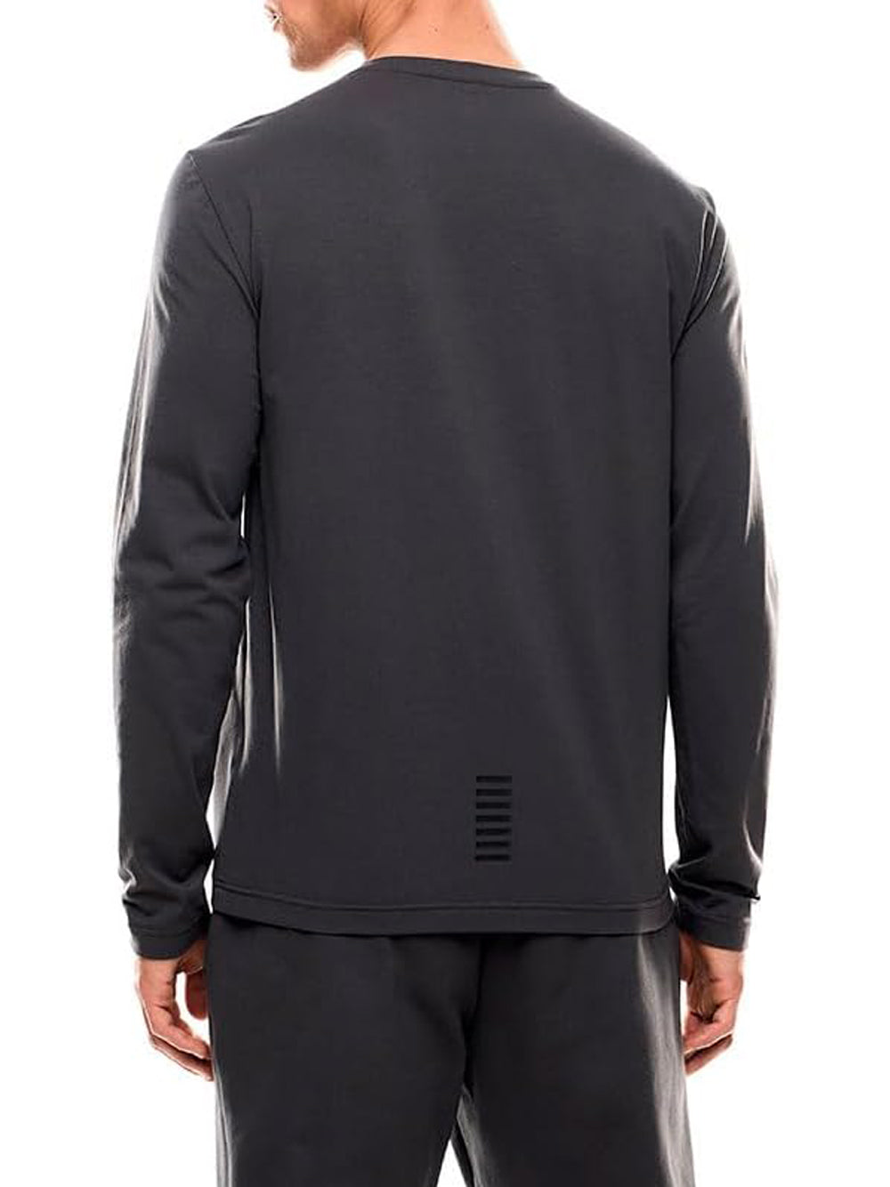Ea7 Emporio Armani T-shitr Manica Lunga Uomo Mod. 8NPT28 PJVQZ U8117 Antracite Grigio