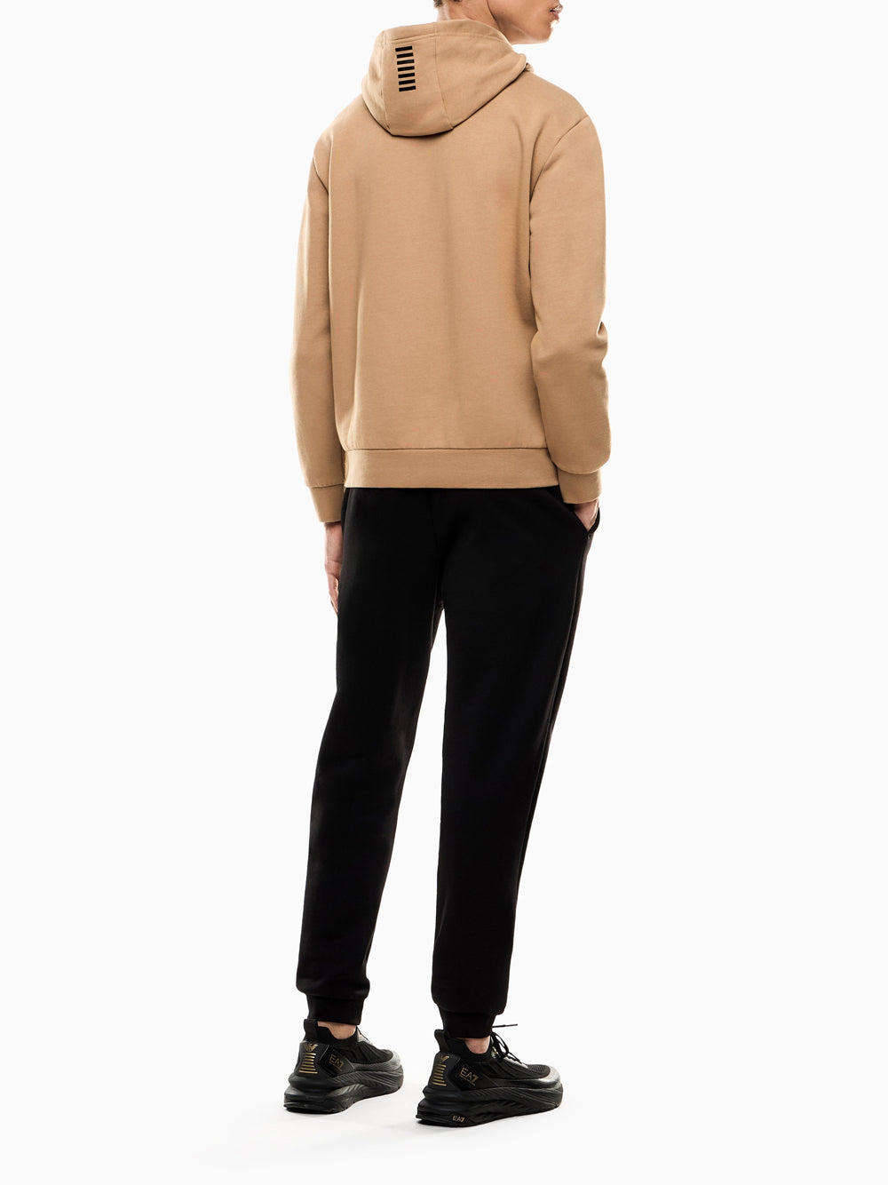 Tuta Sportiva Ea7 da Uomo - Nero Beige