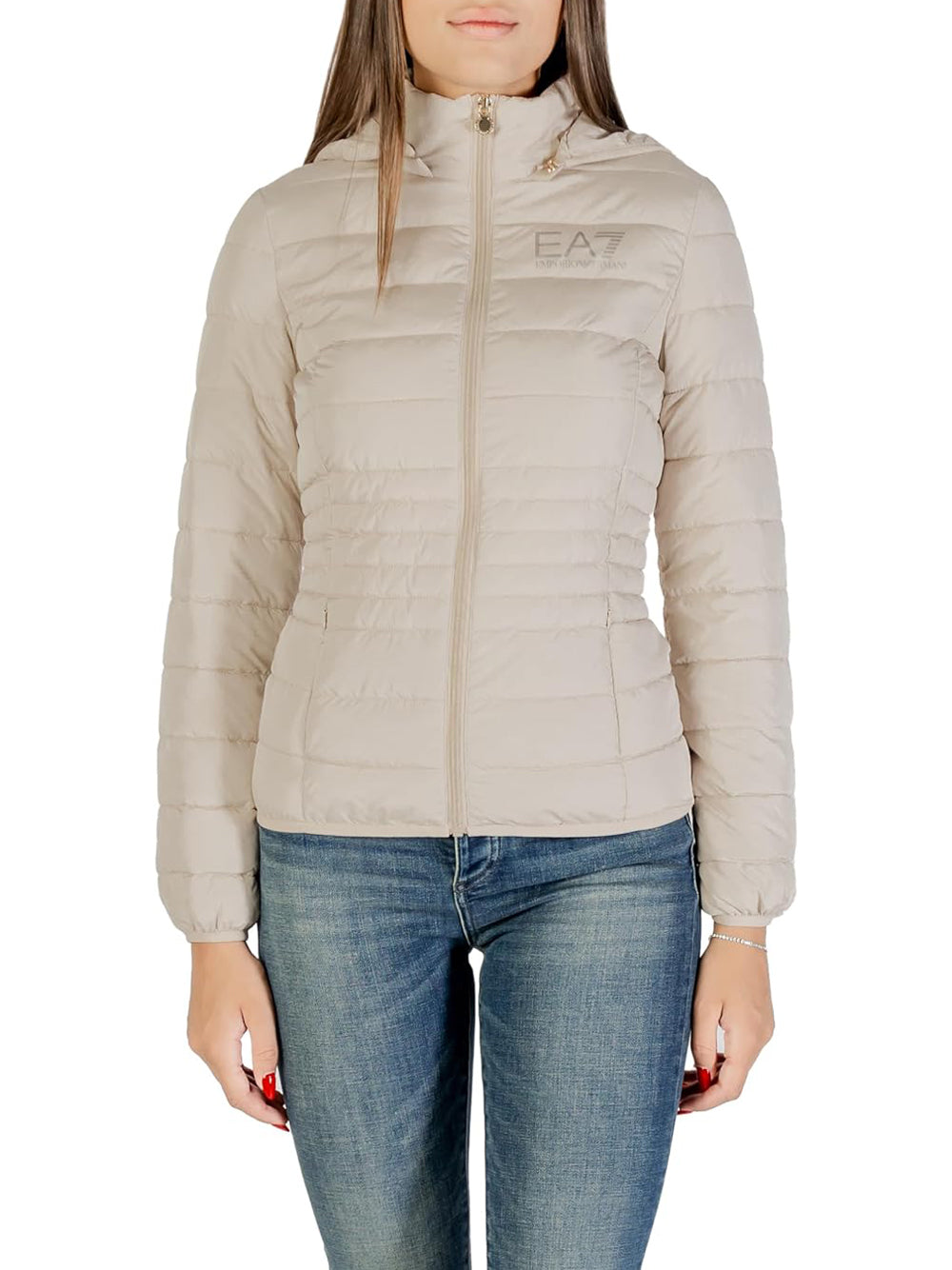 Ea7 Emporio Armani Giubbotto corto Donna Mod. 8NTB23 TNF8Z U1046 Beige