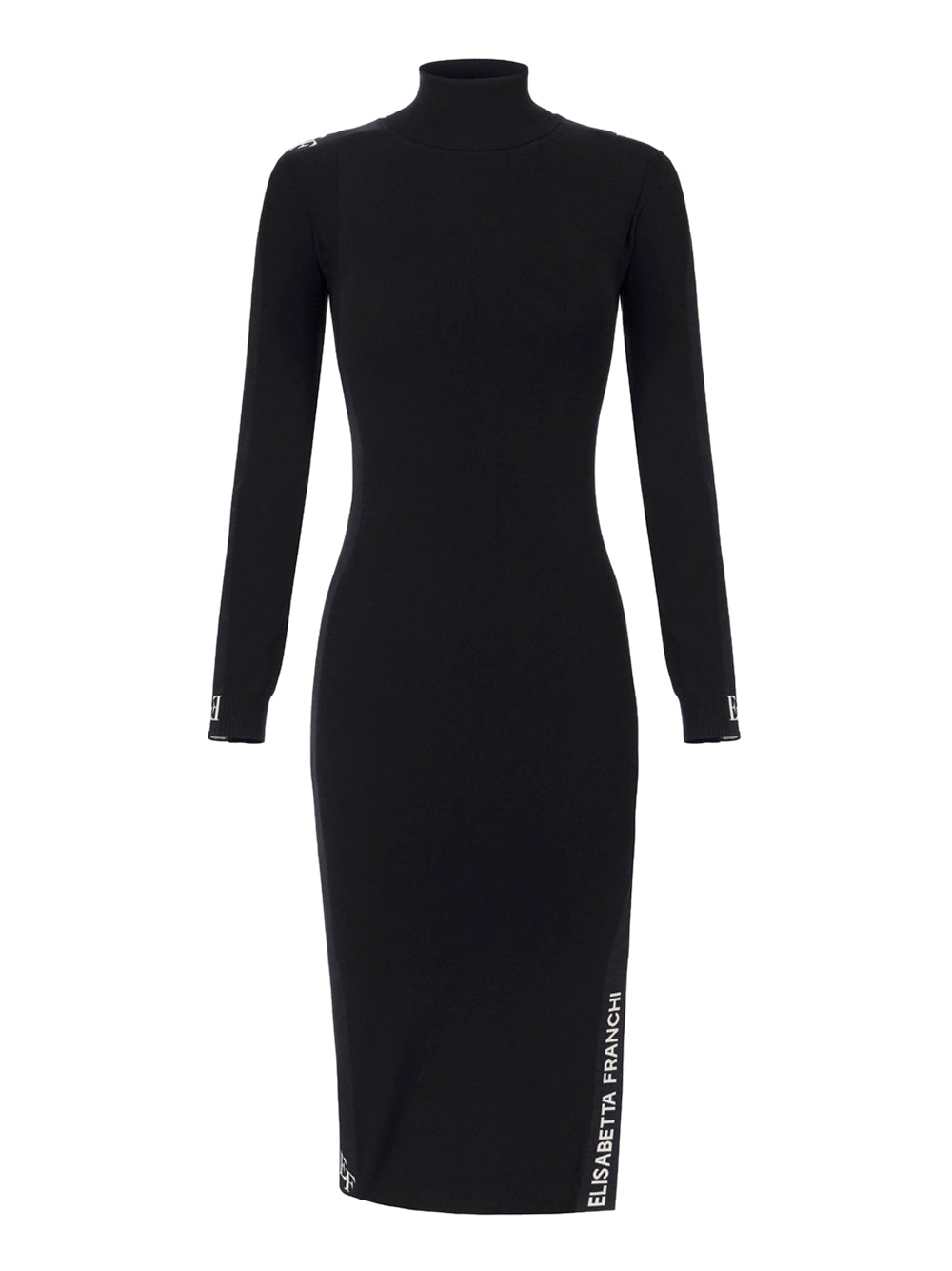 Vestito Midi Elisabetta Franchi da Donna - Nero