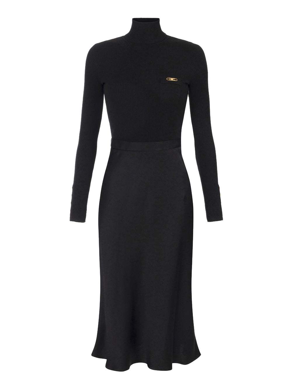 Vestito Midi Elisabetta Franchi da Donna - Nero