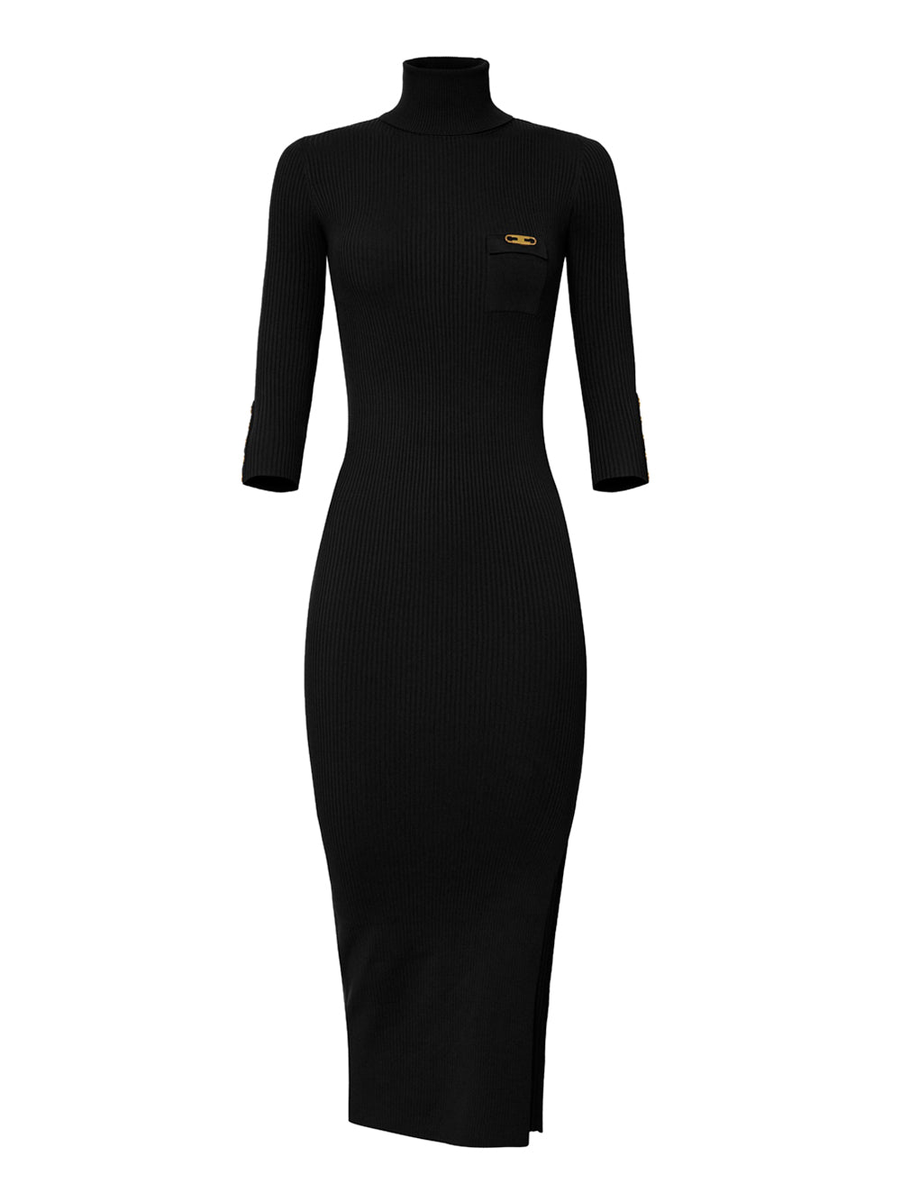 Vestito Midi Elisabetta Franchi da Donna - Nero