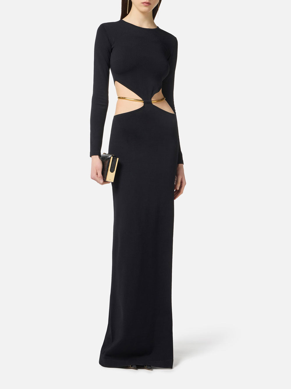 Vestito Longuette Elisabetta Franchi da Donna - Nero