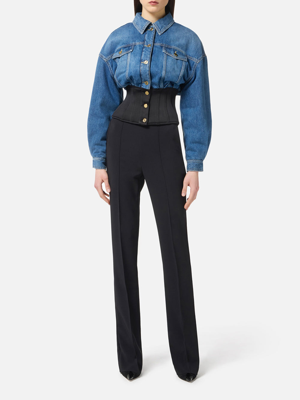 Giubbino di Jeans Elisabetta Franchi da Donna - Denim