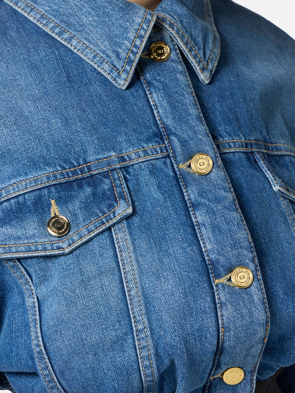Giubbino di Jeans Elisabetta Franchi da Donna - Denim