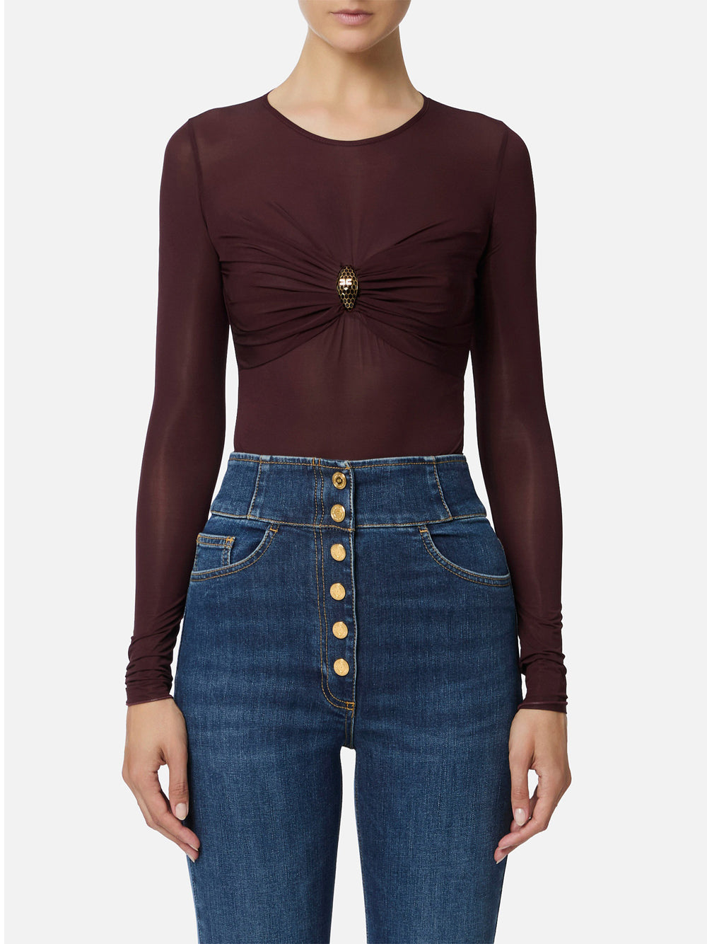 Body Elisabetta Franchi da Donna - Bordeaux