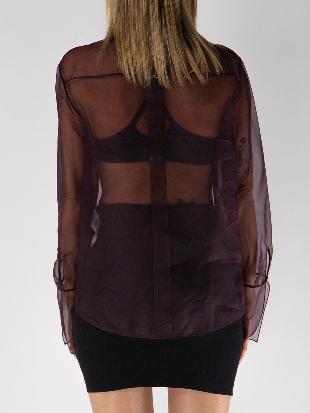 Camicia Elisabetta Franchi da Donna - Merlot Bordeaux
