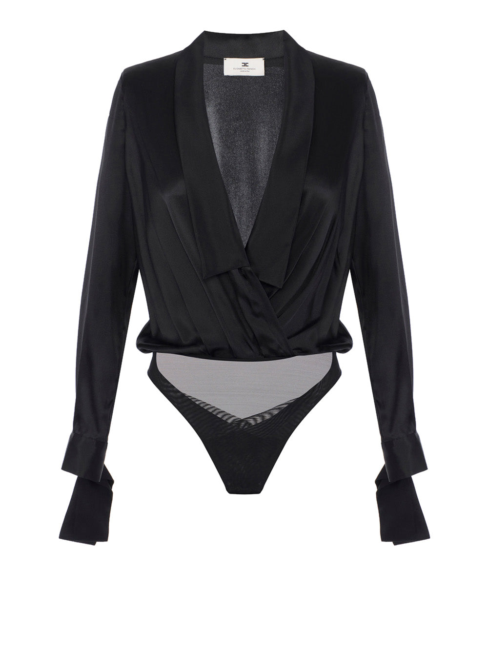 Camicia Body Elisabetta Franchi da Donna - Nero